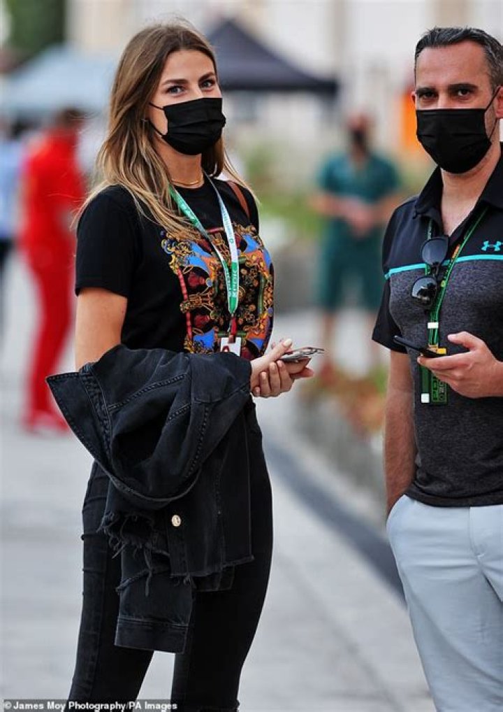 Here she is: Sara Pagliaroli was on hand to support boyfriend Lance Stroll as he participated in the Bahrain Grand Prix on Sunday afternoon
